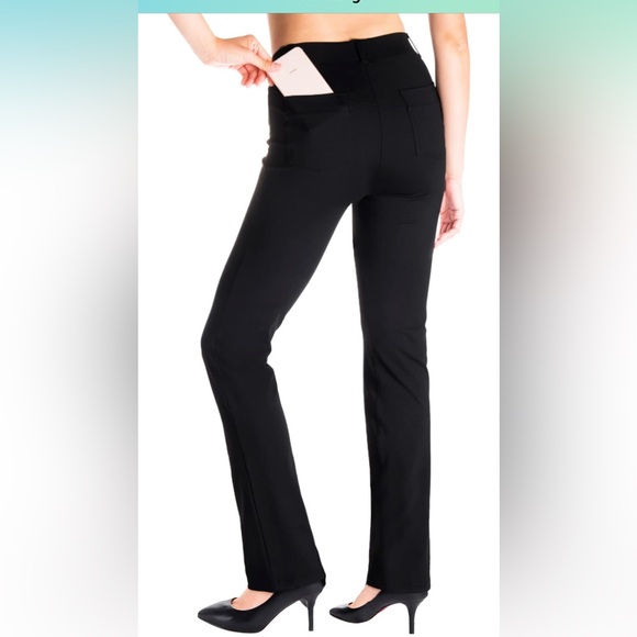 NWT Yogipace| Belt Loops| Yoga Dress Pants | Work Leggings| XXL Inseam 29” - Picture 3 of 8